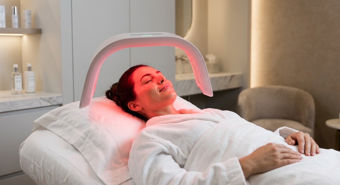 LED light therapy at Crave Med Spa
