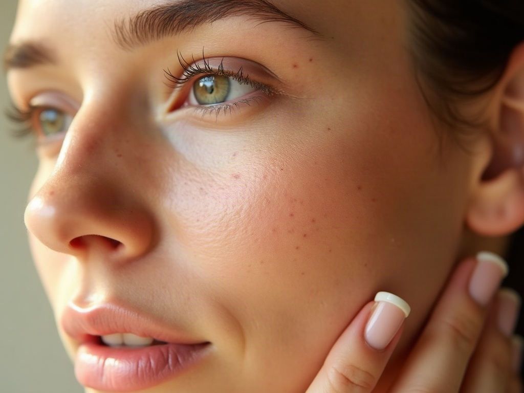 Congested, uneven skin texture treated with dermaplaning at Crave Med Spa