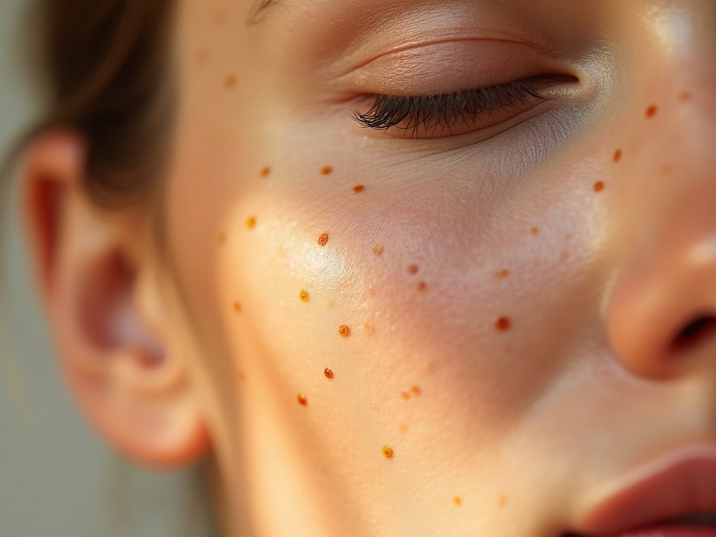 Brown sun spots across the skin, treated at Crave Med Spa