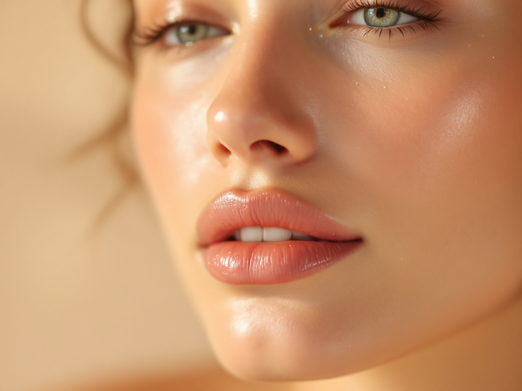 Smooth, radiant skin after a dermaplaning treatment at Crave Med Spa