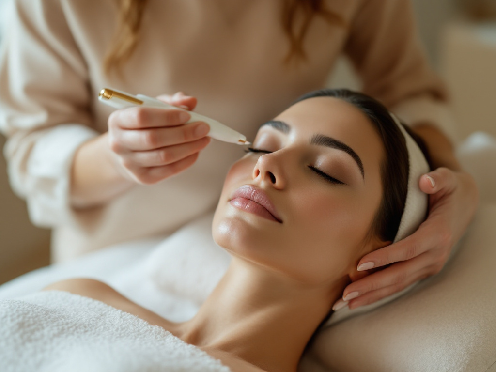 Microneedling treatment at Crave Med Spa