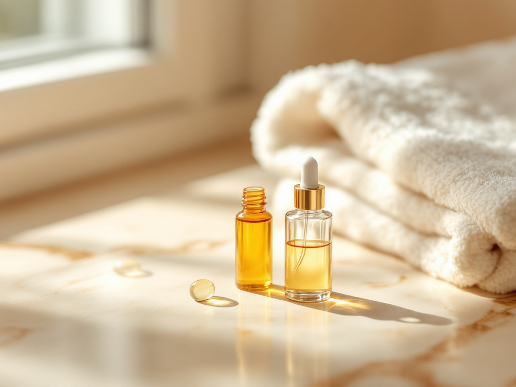 Vitamin solution vials prepared for a Skinny Shot at Crave Med Spa